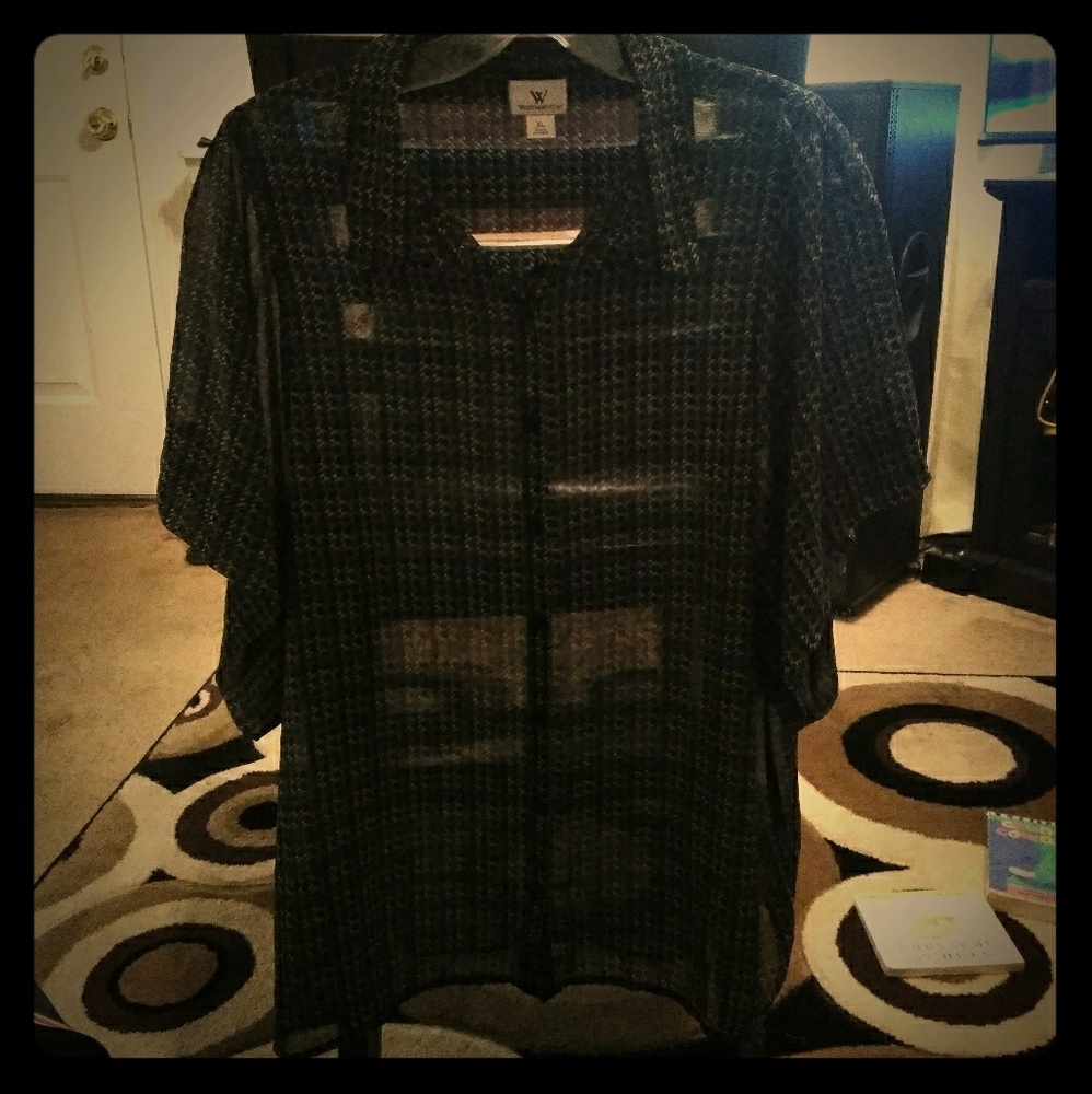 Sheer Button Up